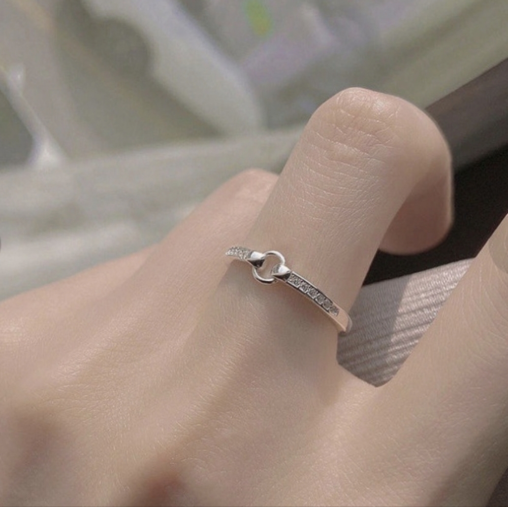 Elegant Sterling Silver Knot Ring